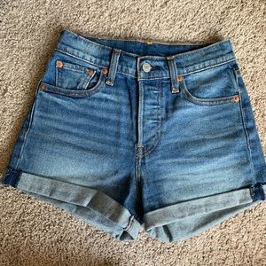 High Waist Levi’s Jean Shorts